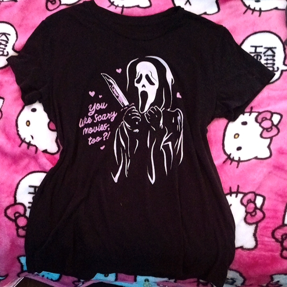 Black Graphic T-shirt Short Sleeve